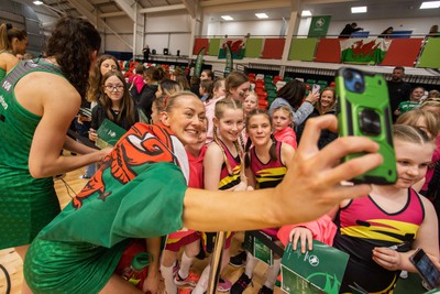 270323 - Celtic Dragons v Strathclyde Sirens - Vitality Netball Super League - Phillipa Yarranton of Celtic Dragons