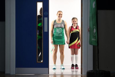 270323 - Celtic Dragons v Strathclyde Sirens - Vitality Netball Super League - Clare Jones of Celtic Dragons