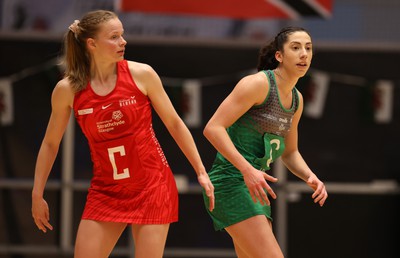 270323 - Celtic Dragons v Strathclyde Sirens - Vitality Netball Super League - Hannah Leighton of Celtic Dragons