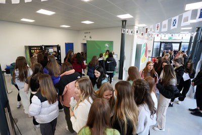 270323 - Celtic Dragons v Strathclyde Sirens - Vitality Netball Super League - Entrance 