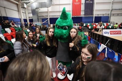 270323 - Celtic Dragons v Strathclyde Sirens - Vitality Netball Super League - Fans