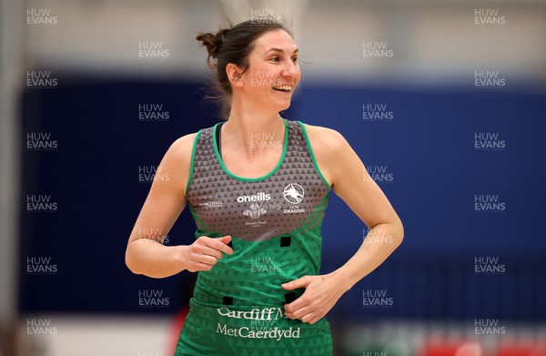270323 - Celtic Dragons v Strathclyde Sirens - Vitality Netball Super League - Rachel Dunn of Celtic Dragons