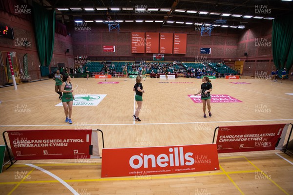 160522 - Celtic Dragons v Team Bath - Vitality Netball Super League - General View of the court