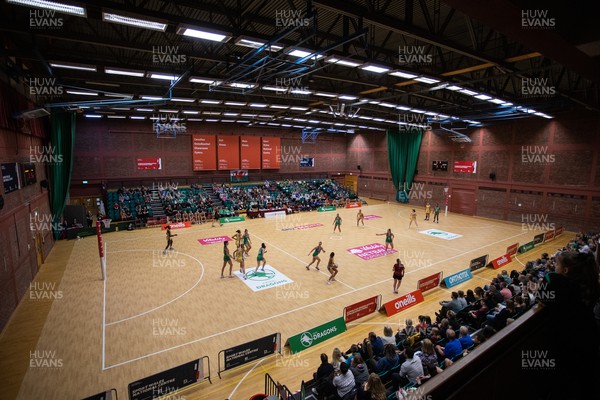 160522 - Celtic Dragons v Team Bath - Vitality Netball Super League - General View of the court