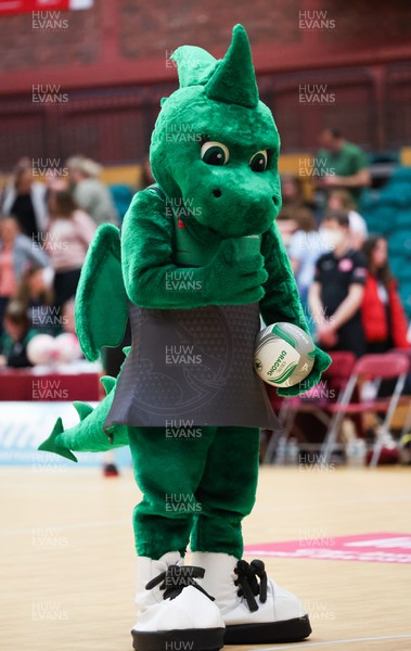 090522 - Celtic Dragons v Wasps, Vitality Netball Superleague - Celtic Dragons mascot Delilah