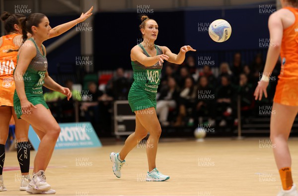 240223 - Celtic Dragons vs Severn Stars - Vitality Netball Super League - Clare Jones of Celtic Dragons
