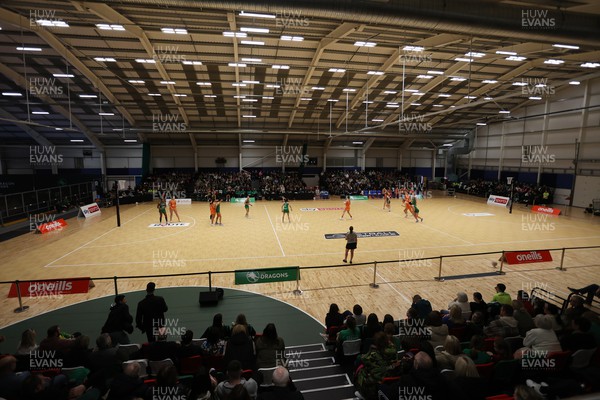 240223 - Celtic Dragons vs Severn Stars - Vitality Netball Super League - General View of House of Sport