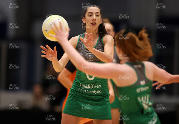 240223 - Celtic Dragons vs Severn Stars - Vitality Netball Super League - Hannah Leighton of Celtic Dragons