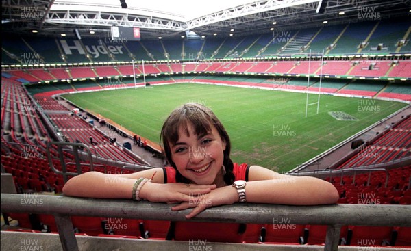 301099 - Singer Charlotte Church at the Millennium Stadium in Cardiff where she will sing at the closing ceremony of the Rugby World Cup