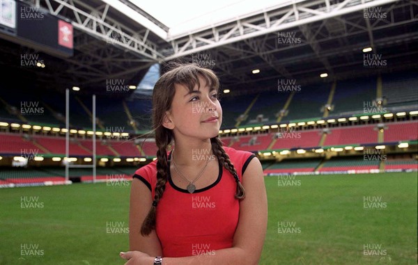 301099 - Singer Charlotte Church at the Millennium Stadium in Cardiff where she will sing at the closing ceremony of the Rugby World Cup