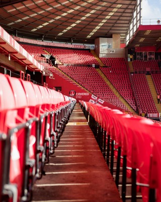 011125 - Charlton Athletic v Swansea City - Sky Bet Championship - A general view of The Valley stand