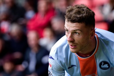 011125 - Charlton Athletic v Swansea City - Sky Bet Championship - Josh Tymon of Swansea City