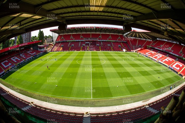 230722 - Charlton Athletic v Swansea City - Preseason Friendly - A general view of the Valley