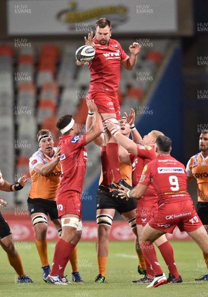 021217 - Toyota Cheetahs v Scarlets - Guinness PRO14 -  David Bulbring of the Scarlets 