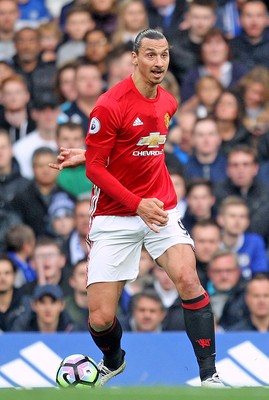 231016 - Chelsea vs Manchester United - Premier League -Zlatan Ibrahimovic of manchester United