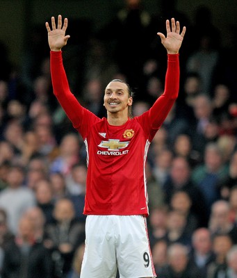 231016 - Chelsea vs Manchester United - Premier League -Zlatan Ibrahimovic of Manchester United