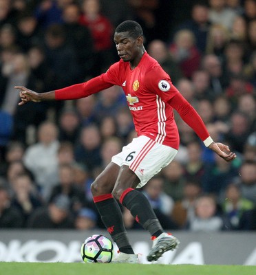 231016 - Chelsea vs Manchester United - Premier League -Paul Pogba of Manchester United