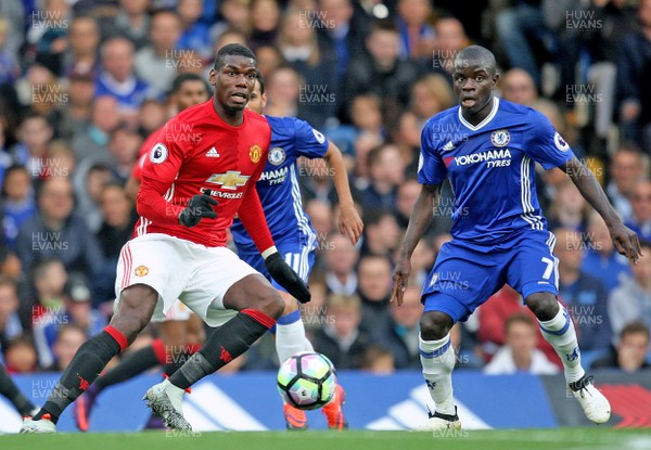 231016 - Chelsea vs Manchester United - Premier League -Paul Pogba of Manchester United in action