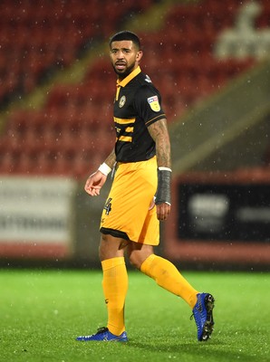 041218 - Cheltenham Town v Newport County - Checkatrade Trophy - Joss Labadie of Newport County