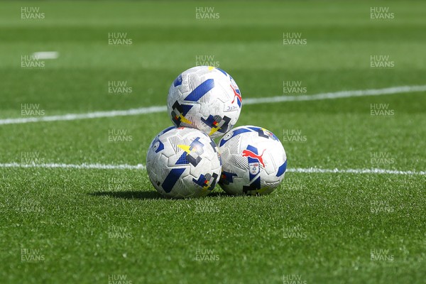 180426 - Cheltenham Town v Newport County - Sky Bet League 2 - Match Day balls