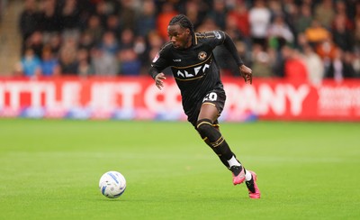 241026 Cheltenham Town v Newport County, EFL Sky Bet League 2 -  Yahya Bamba of Newport County