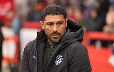 241026 Cheltenham Town v Newport County, EFL Sky Bet League 2 -  Newport County head coach Hayden Mullins