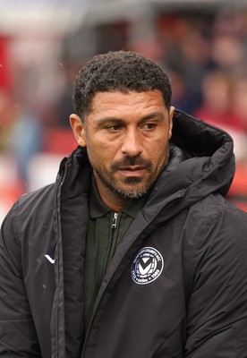 241026 Cheltenham Town v Newport County, EFL Sky Bet League 2 -  Newport County head coach Hayden Mullins