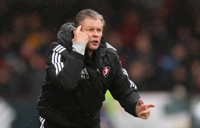 241026 Cheltenham Town v Newport County, EFL Sky Bet League 2 - Cheltenham Town manager Steve Cotterill reacts during the match