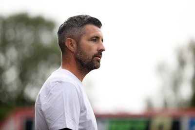 230725 - Cheltenham Town v Swansea City - Pre Season Friendly - Swansea City Manager Alan Sheehan 