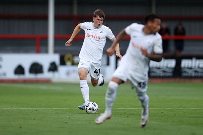 230725 - Cheltenham Town v Swansea City - Pre Season Friendly - Sam Parker of Swansea City 