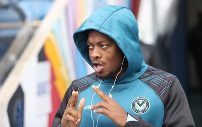 270925 - Chesterfield v Newport County - Sky Bet League 2 - Bobby Kamwa of Newport