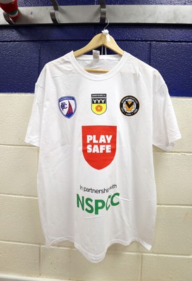 270925 - Chesterfield v Newport County - Sky Bet League 2 - Warm up shirts