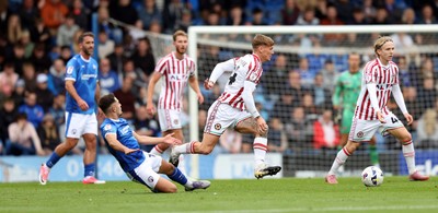 270925 - Chesterfield v Newport County - Sky Bet League 2 - Kai Whitmore of Newport