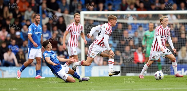 270925 - Chesterfield v Newport County - Sky Bet League 2 - Kai Whitmore of Newport