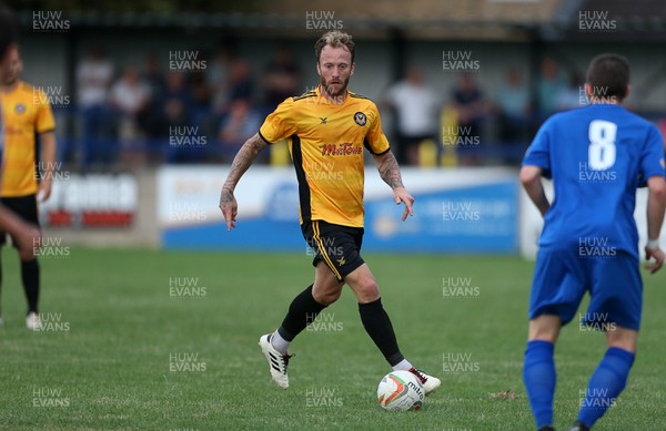 180717 - Chippenham FC v Newport County - Pre Season Friendly - Sean Rigg of Newport County runs with the ball