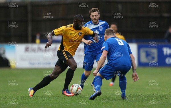 180717 - Chippenham FC v Newport County - Pre Season Friendly - Frank Nouble of Newport County