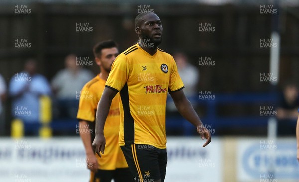 180717 - Chippenham FC v Newport County - Pre Season Friendly - Frank Nouble of Newport County