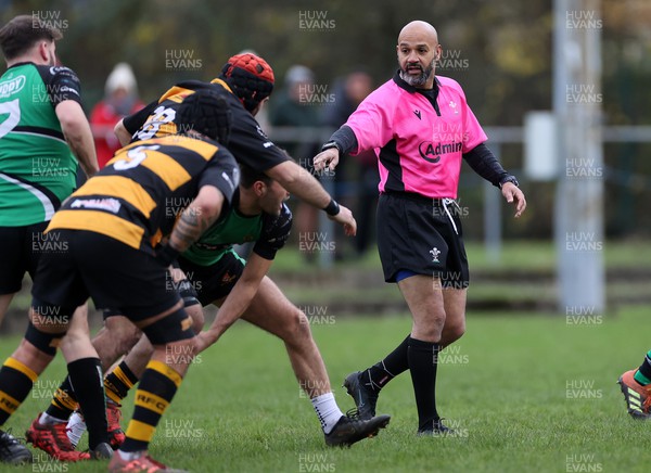 031222 - Cilfynydd v Cowbridge - Admiral National League 2 East Central - Referee Peter Woole