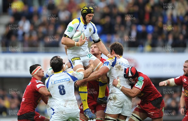 131012 - Clermont Auvergne v Scarlets - Heineken Cup -Julien Bonnaire of Clermont Auvergne