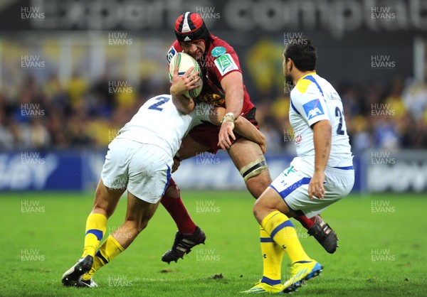 131012 - Clermont Auvergne v Scarlets - Heineken Cup -George Earl of Scarlets