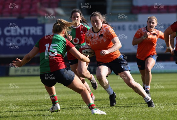 030324 - Clovers v Edinburgh Rugby, Celtic Challenge - Briar McNamara of Edinburgh races away to score try