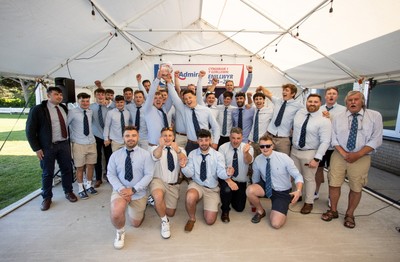 170525 - Clwb Rygbi Aberystwyth RFC Presentation - Admirał National League 1 West - Aberystwyth lift the trophy