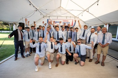 170525 - Clwb Rygbi Aberystwyth RFC Presentation - Admirał National League 1 West - Aberystwyth lift the trophy