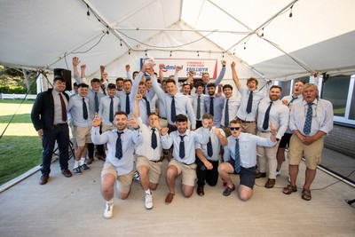 170525 - Clwb Rygbi Aberystwyth RFC Presentation - Admirał National League 1 West - Aberystwyth lift the trophy