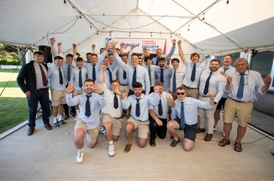 170525 - Clwb Rygbi Aberystwyth RFC Presentation - Admirał National League 1 West - Aberystwyth lift the trophy