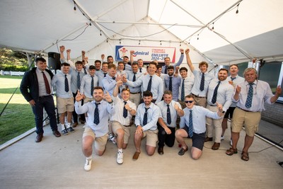 170525 - Clwb Rygbi Aberystwyth RFC Presentation - Admirał National League 1 West - Aberystwyth lift the trophy