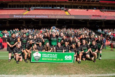 180426 - Clwb Rygbi Cymry Caerdydd v Seven Sisters - WRU Women's National Plate - Seven Sisters celebrate