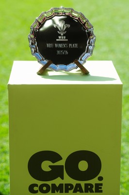 180426 - Clwb Rygbi Cymry Caerdydd v Seven Sisters - WRU Women's National Plate - The trophy