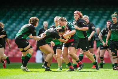 180426 - Clwb Rygbi Cymry Caerdydd v Seven Sisters - WRU Women's National Plate - Lily Snape of Clwb Rygbi Cymry Caerdydd