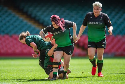 180426 - Clwb Rygbi Cymry Caerdydd v Seven Sisters - WRU Women's National Plate - Rachel Rees of Seven Sisters